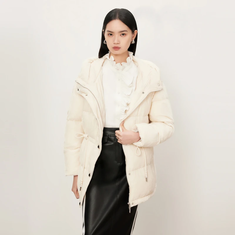 【商场同款】HPLY荷比俪冬季新抽绳温暖羽绒服HMD44560077