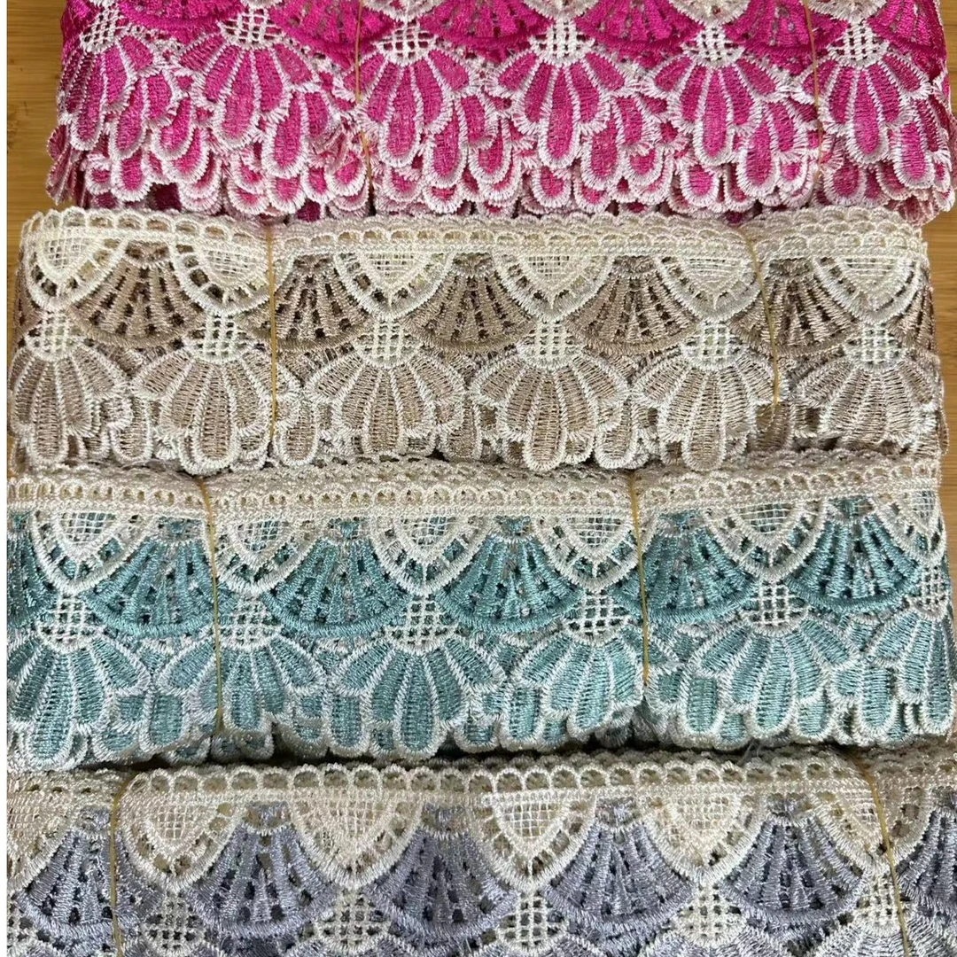 仙人掌水溶沙发布烤火罩桌布水溶花边辅料窗帘百搭花边满2把包邮