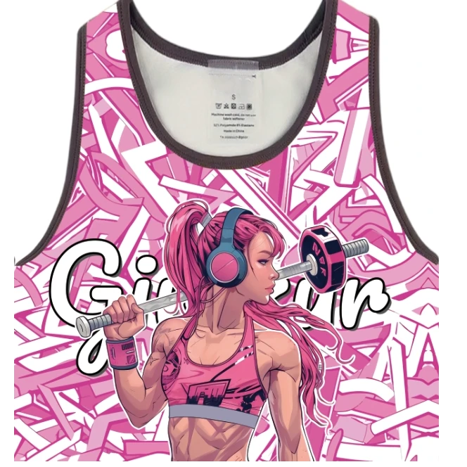 【固定杯垫】经典高尔夫健身运动瑜伽休闲时尚背心GEFYH-73