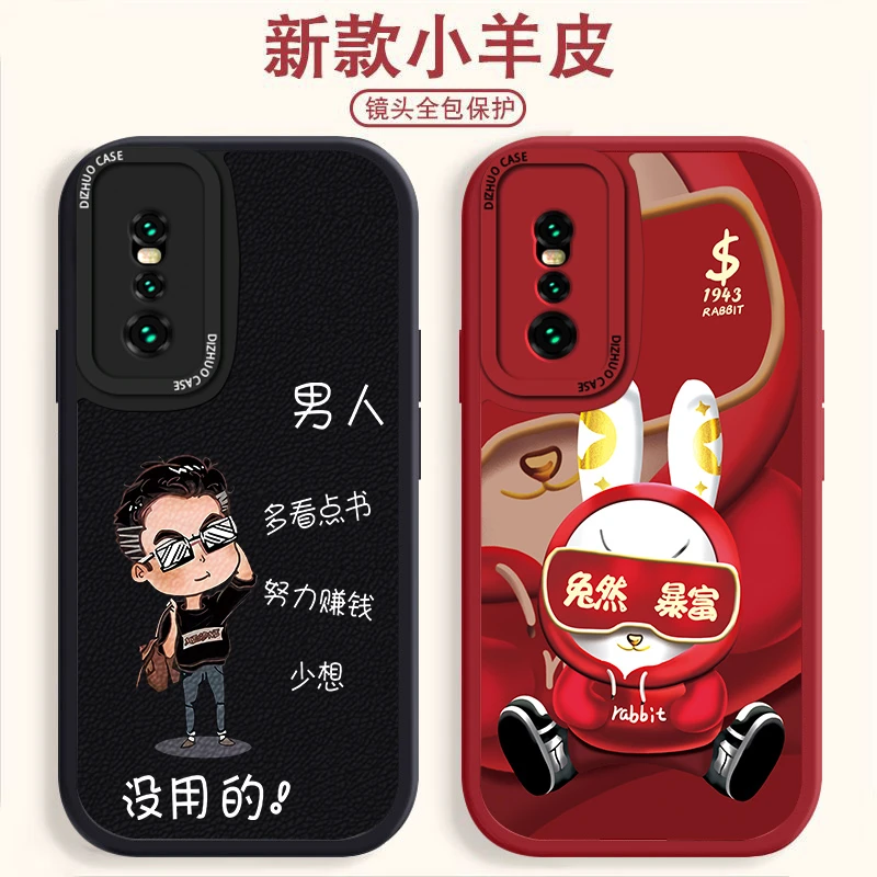 vivoX27手机壳超市气囊防摔小羊皮纹软壳男女多款挑选