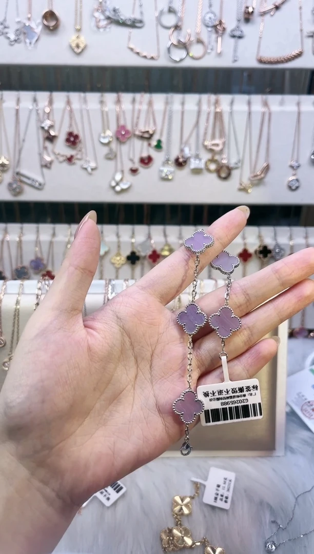 【闪购商品】玉髓手饰18K金镶嵌18K金镶嵌 K白