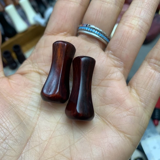 网秋粒手搓 水滴轮五角型握丸S/D牌通用短款 一对网秋粒diy