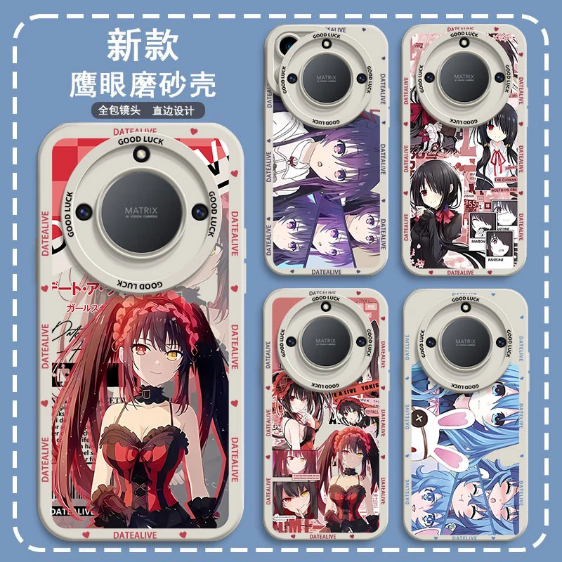 华为Hi畅享70Plus手机壳约会大作战新款动漫可爱卡通高级软硅胶