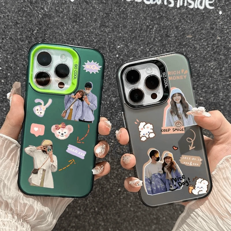 来图DIY情侣定制手机壳图案照片适用iphone15pro苹果 13任意机型1