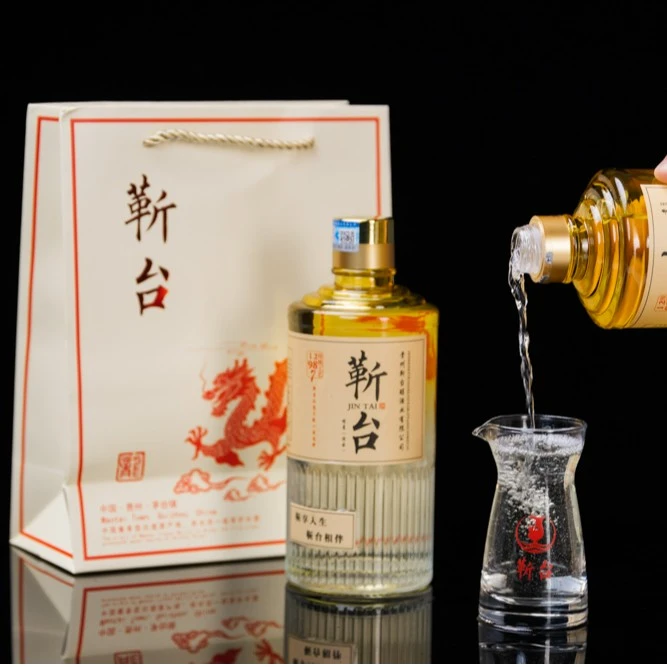 靳台【传承】玻璃瓶装大曲坤沙酱香型53%Vol500ml/瓶