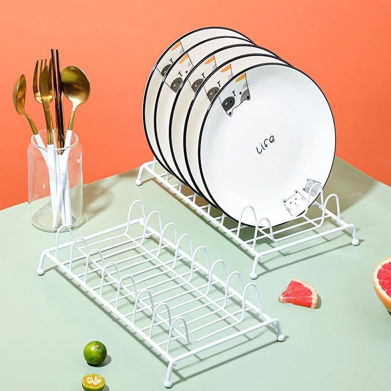 厨房置物架放碗碟收纳盒装碗碟盘家用碗架沥水架台面碗柜收纳架子