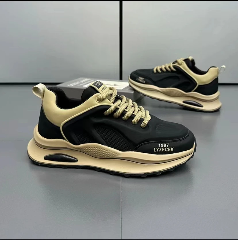 【菲而德88316】2024爆款时尚休闲轻便舒适透气百搭男士手工潮鞋