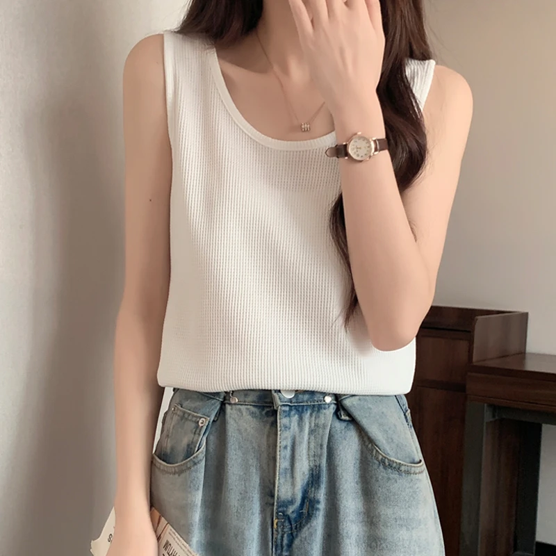 吊带背心女内搭2023新款爆款高档西装打底遮副乳夏季外穿白色上衣