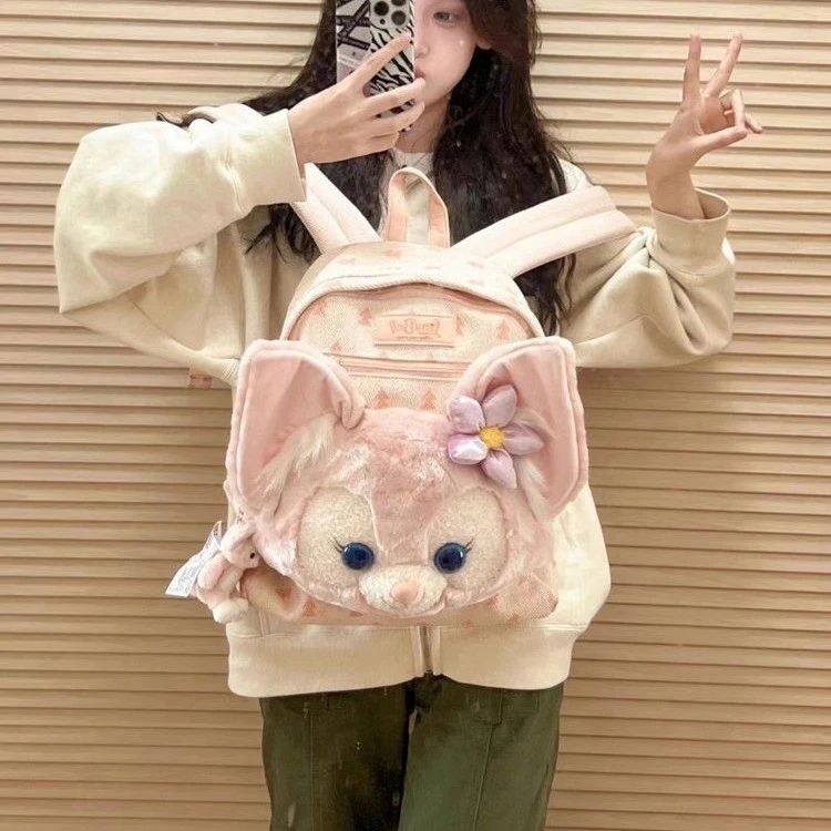 新款玲娜贝儿双肩包女春游外出时尚高颜值背包大学生礼物包饼饼包