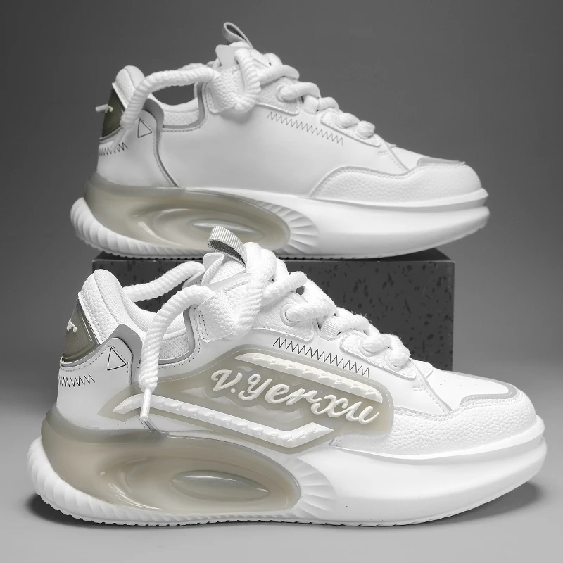 V.YERXU.爆款面包男鞋春夏运动休闲鞋老爹鞋情侣透气百搭低帮板鞋
