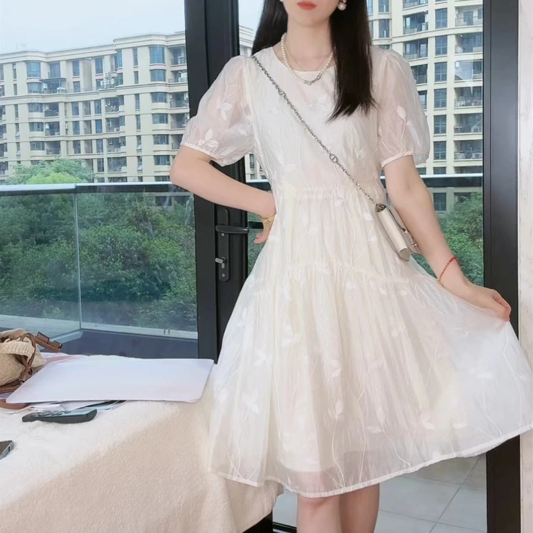 檬檬女装连衣裙显瘦气质时尚夏季收腰法式温柔轻奢洋气裙子