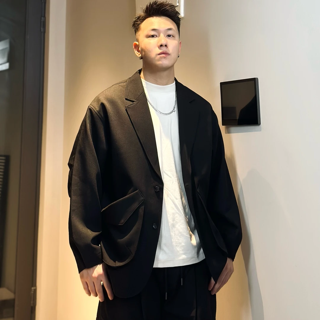 八万服饰 24款秋冬款宽松版欧美风高级感简约宽松版百搭西装开衫
