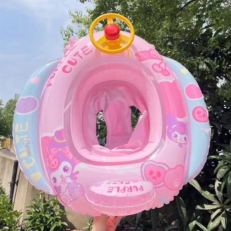 儿童游泳圈防侧翻宝宝座圈婴儿小孩坐圈男孩女孩充气玩具救生圈