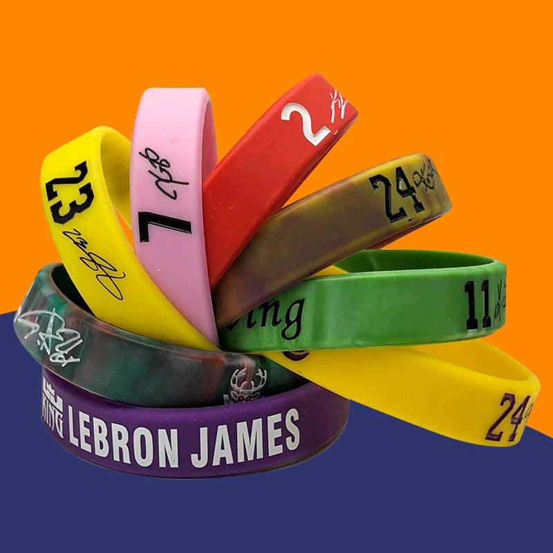 库里周边签名款式防水手环硅胶手腕带库里科比哈登周边杜兰特手环