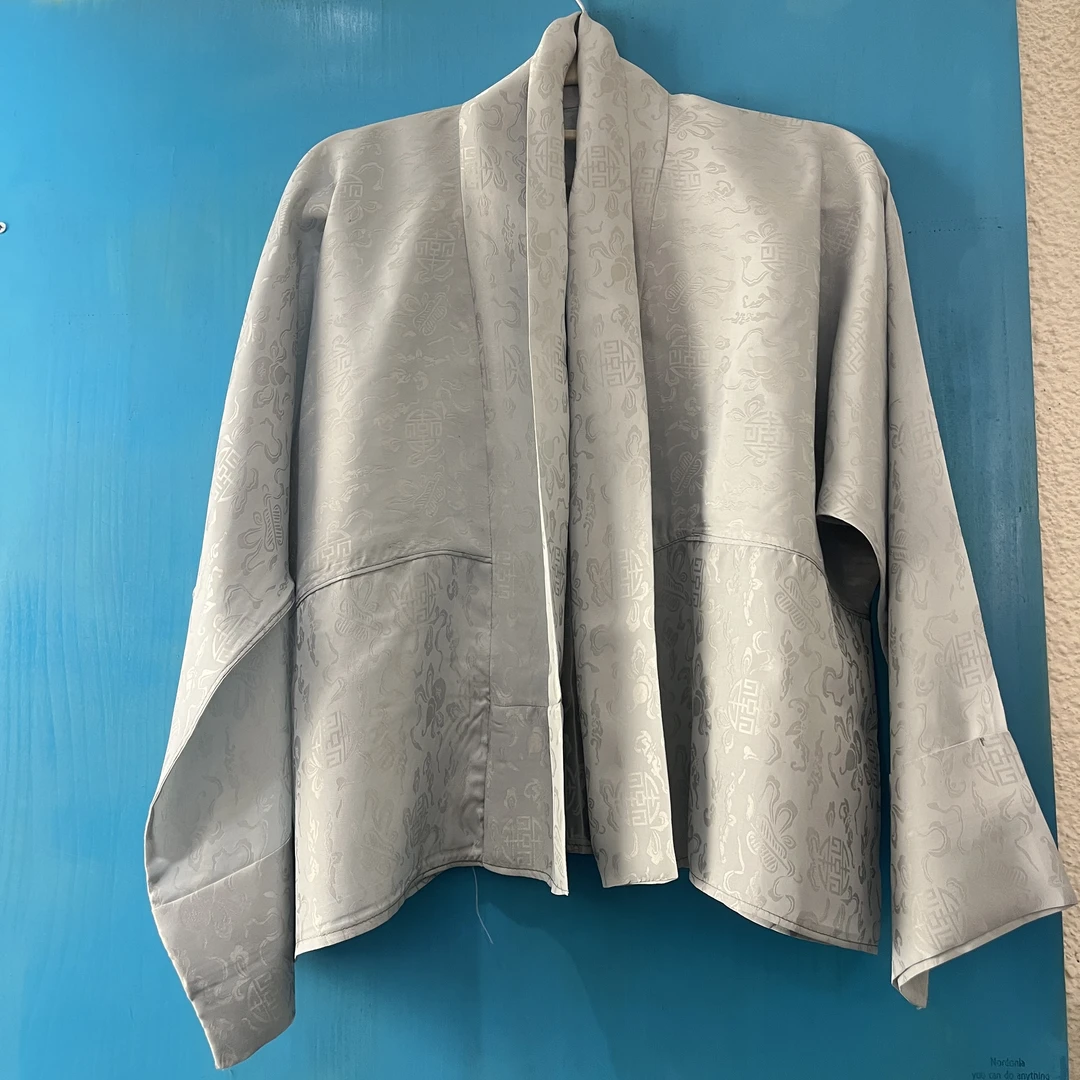 nordonla百搭纯色暗纹印花藏式内搭衬衣