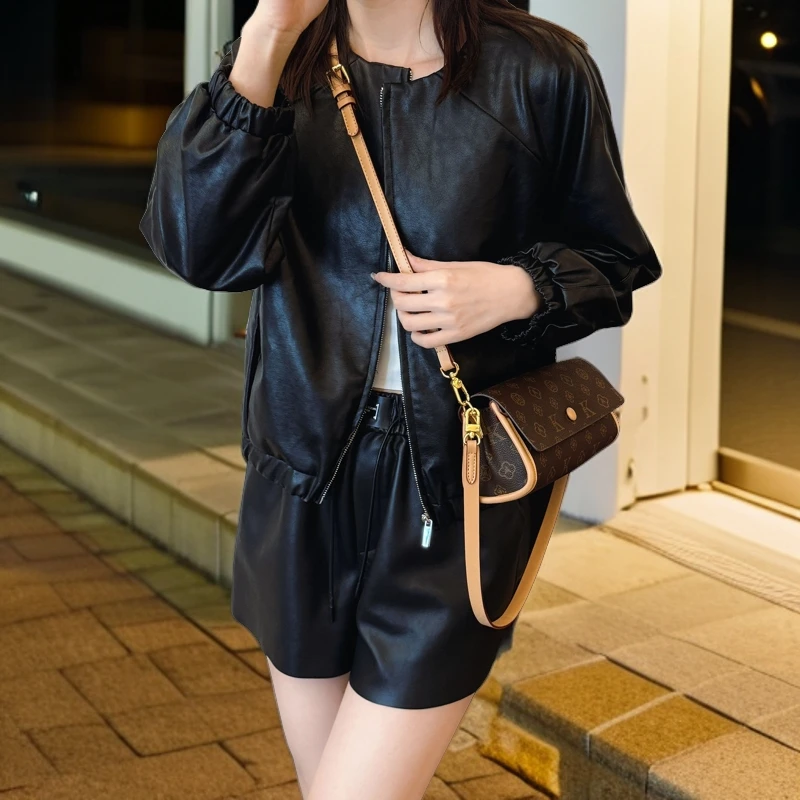 GUTIKOU女包时尚笔筒包洋气百搭单肩斜挎枕头包