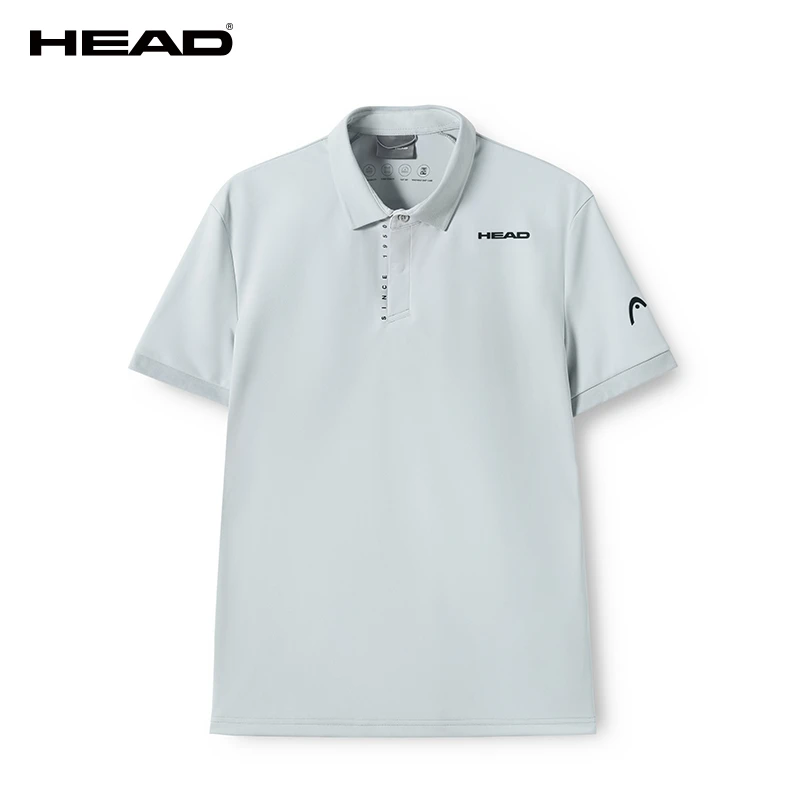 HEAD海德户外运动Polo衫春夏款商务舒适短袖polo翻领T恤男士