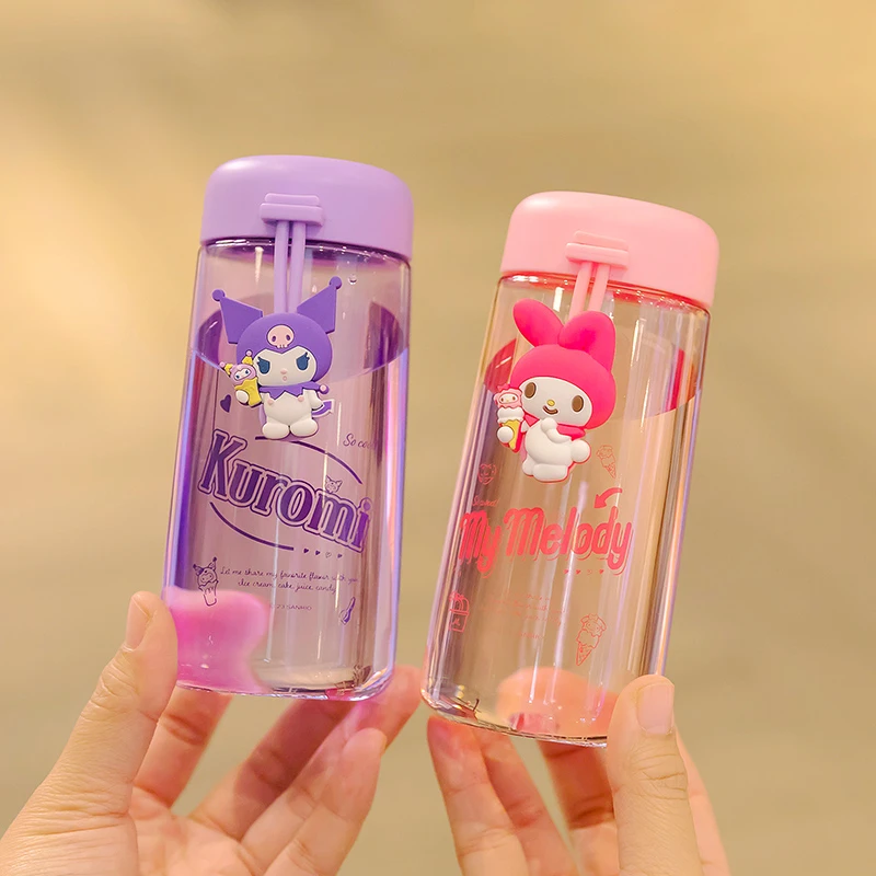 三丽鸥水杯儿童可爱迷你口袋塑料杯小学生女童大童上学专用小杯子