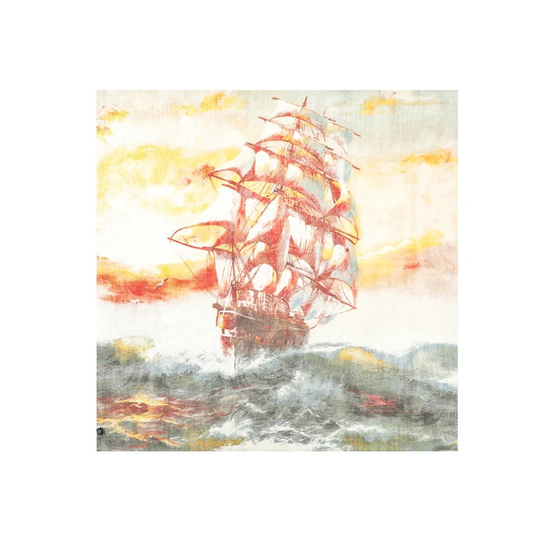 微次！【乘风破浪】95*95羊绒女士薄款春夏披肩百搭丝巾