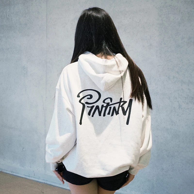 Pinfinty 美式休闲重磅纯棉复古连帽卫衣男情侣帽衫秋冬