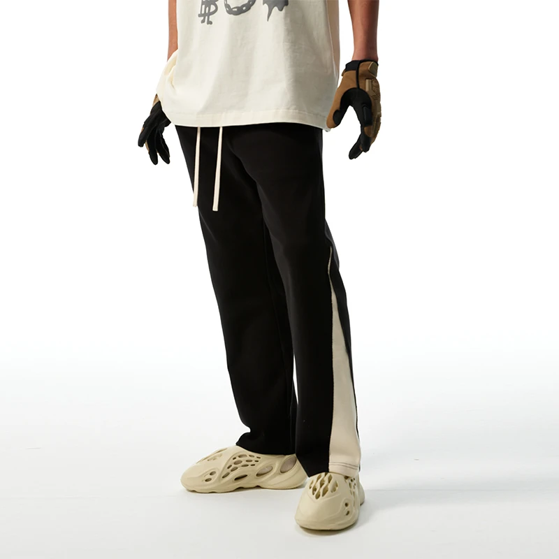 B.X潮牌 2023SS美式街头潮流简约拼色基础休闲卫裤
