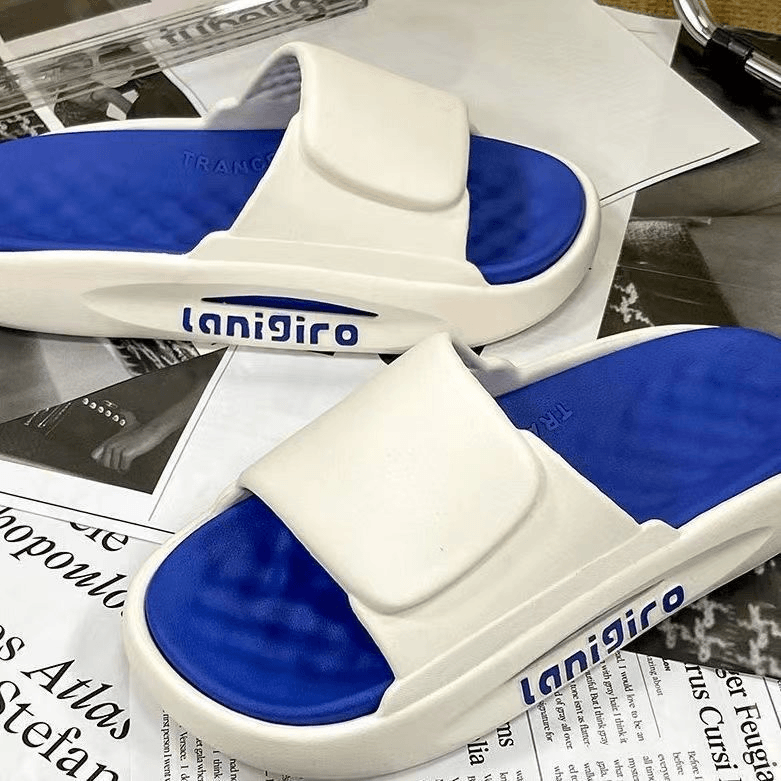 男士外穿凉拖鞋一字拖新款夏季家居家室内防滑踩屎感厚底拖鞋男式