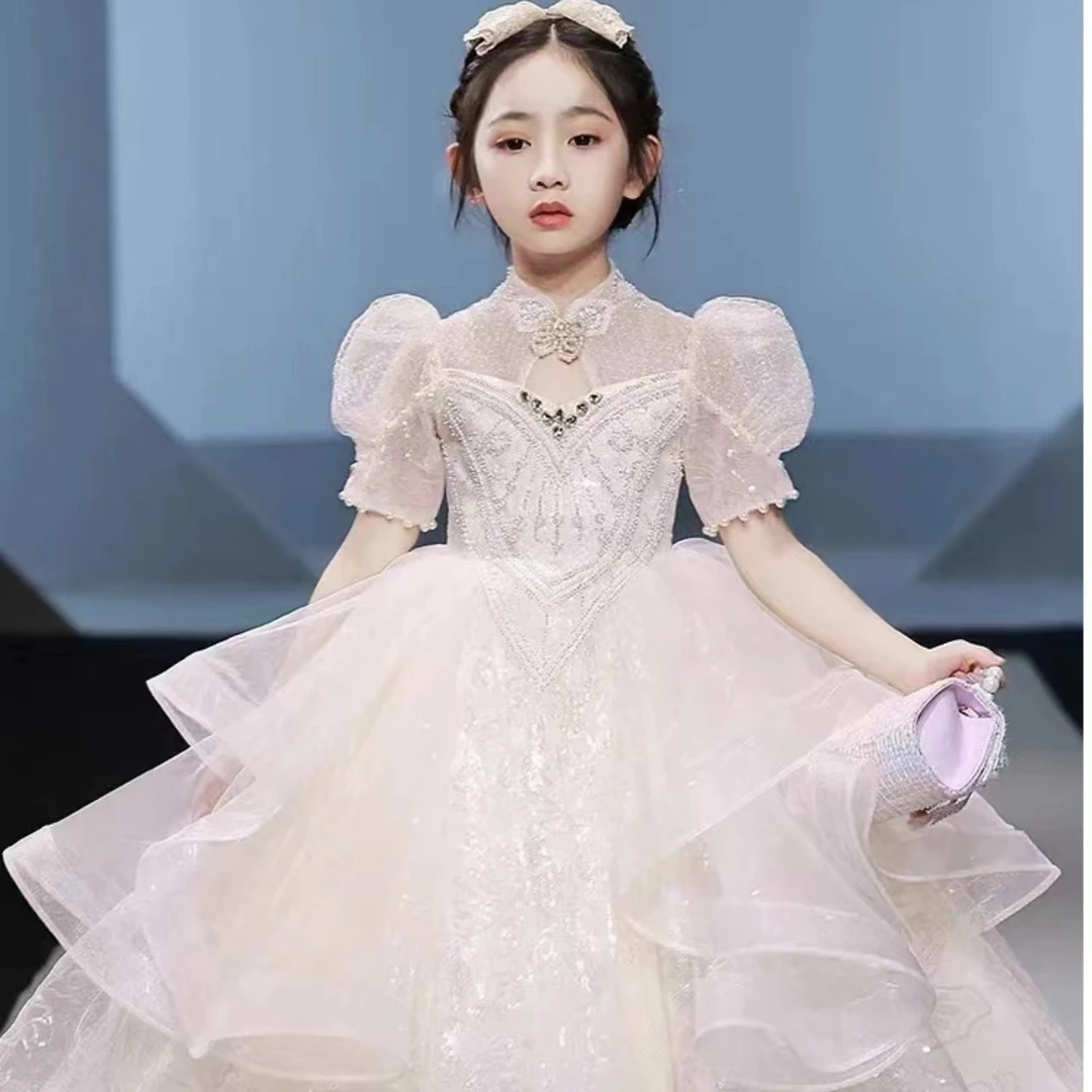 【法式甜心】高贵气质女童晚礼服儿童轻奢公主裙生日钢琴演出走秀