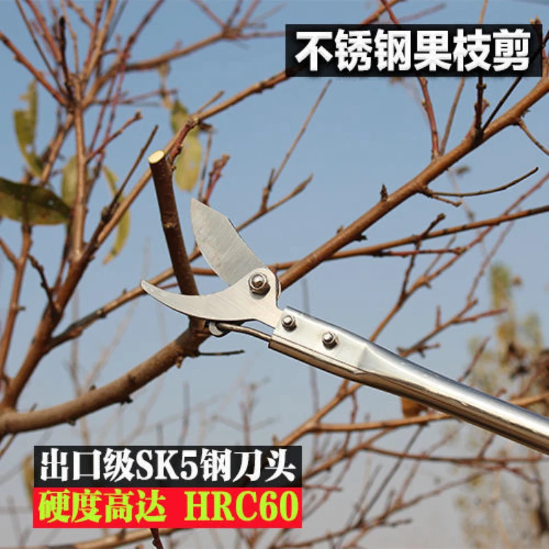 果树修剪刀树枝修枝剪子多功能果树高枝剪不锈钢工具剪枝专业锋利