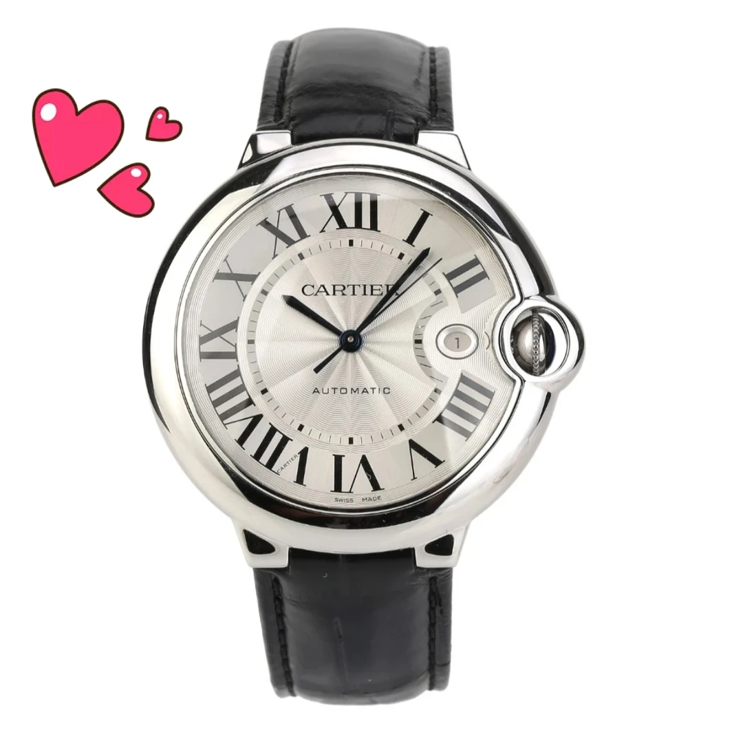 99新 Cartier/卡地亚 /蓝气球系列皮带款/表径42/公价54000