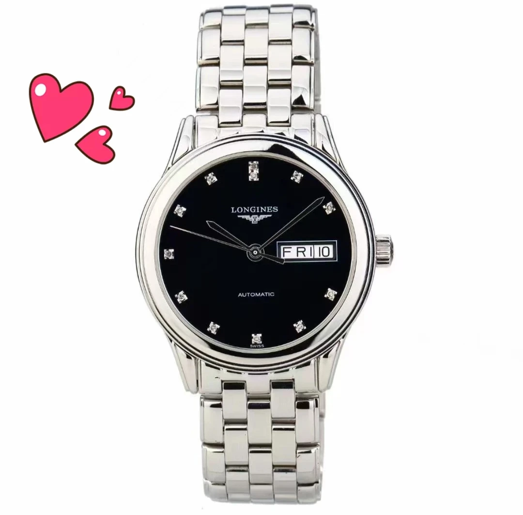 99新 Longines/浪琴 /军旗899钻刻/表径38.5/