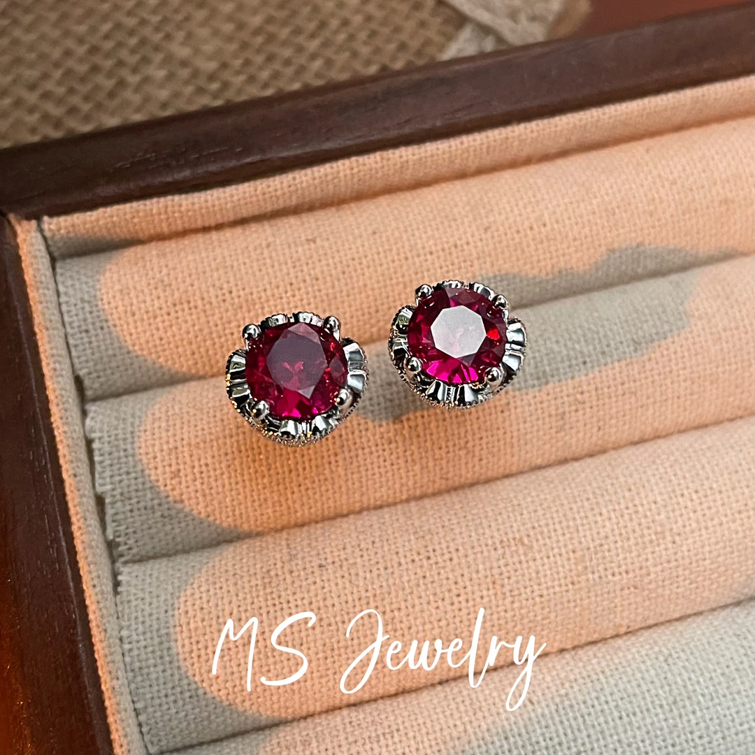 铜合金合成锆石耳饰 e0860701外贸高奢气质耳饰【Stud Earrings】