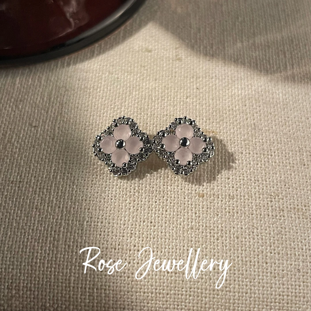 铜合金仿水晶耳饰 E0857101外贸高奢F7轻奢耳饰【Stud Earrings】