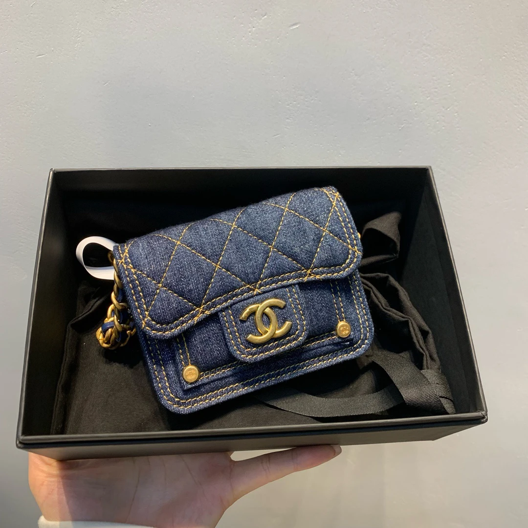 99新 Chanel/香奈儿 23Smini牛仔小废包