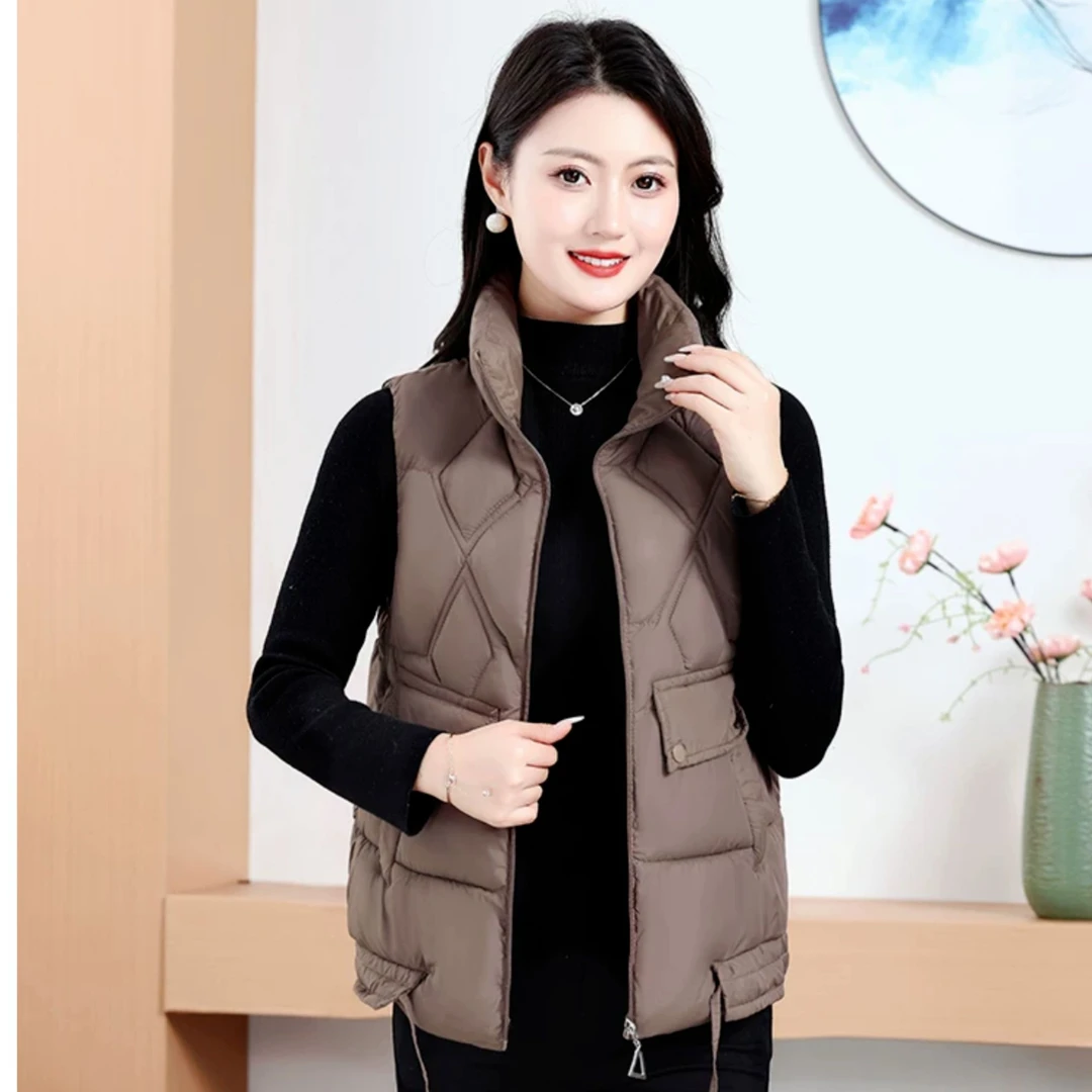 2024-梵梦马甲女生冬季加厚百搭马甲