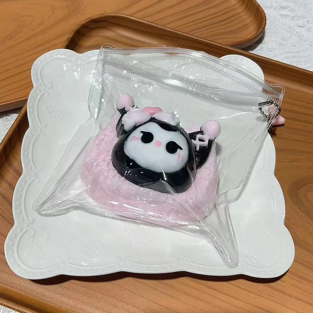 【库洛米吐司】现货捏捏乐食品级硅胶纯手工制作解压玩具手工DIY