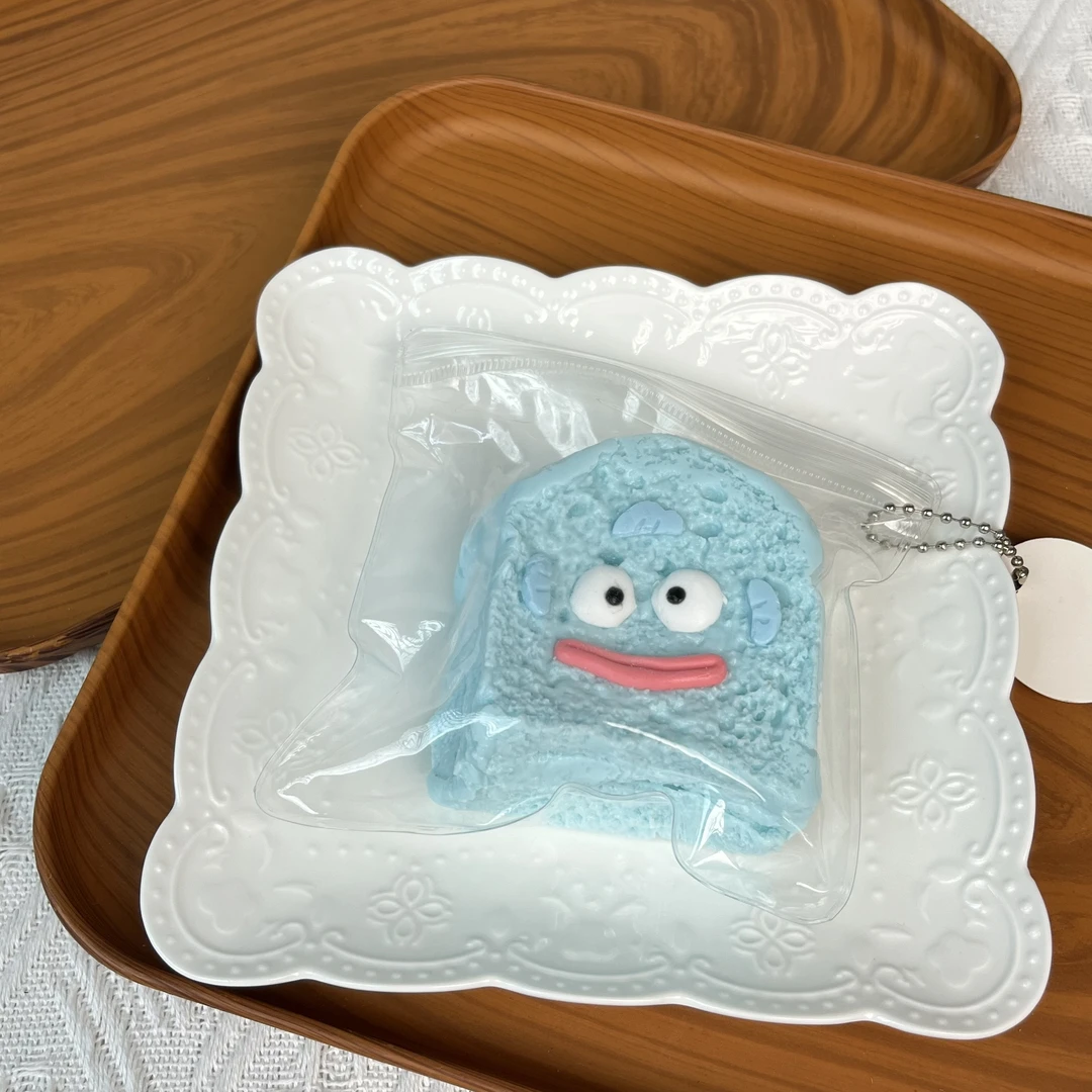 【丑鱼吐司】现货捏捏乐食品级硅胶纯手工制作解压玩具手工DIY