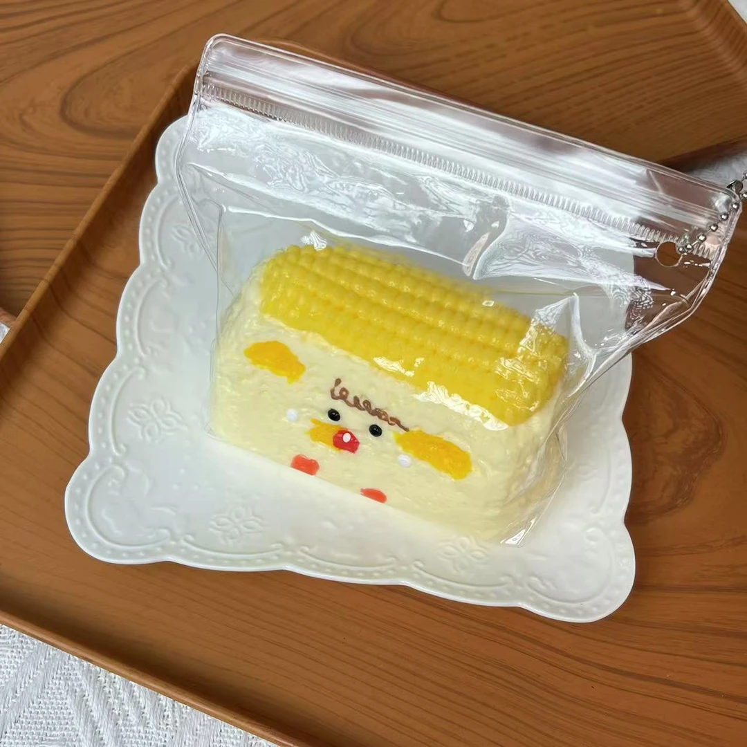 【玉米饭团】现货捏捏乐食品级硅胶纯手工制作解压玩具手工DIY