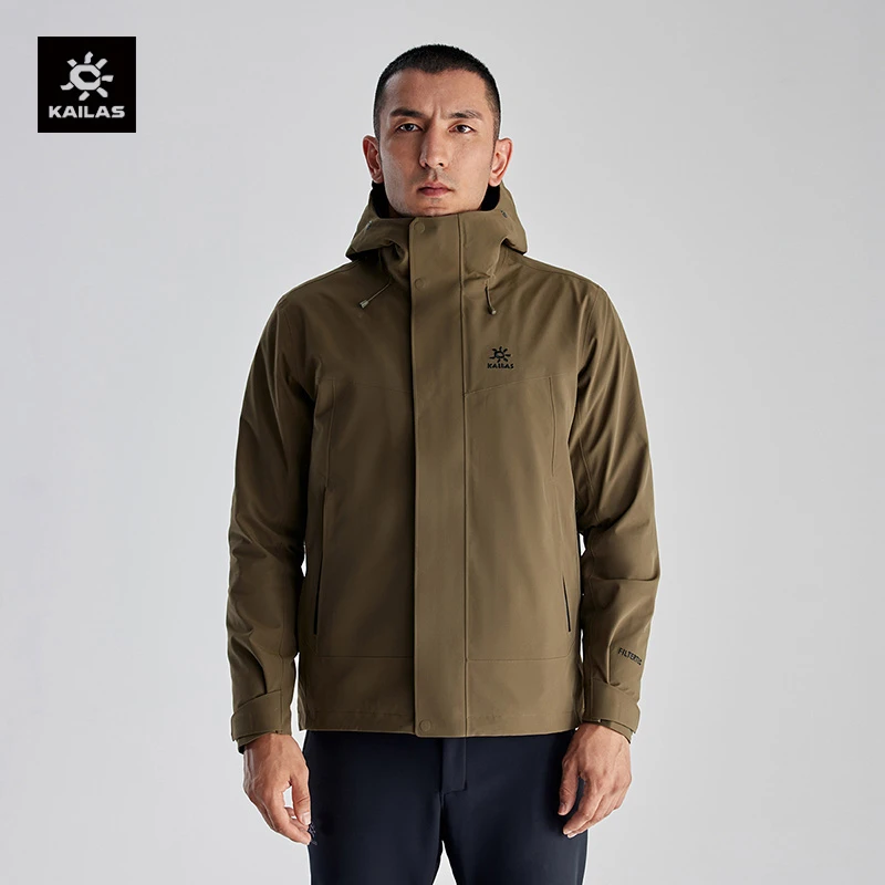 KAILAS凯乐石 户外运动男款三合一冲锋衣（抓绒内胆）KG2331123