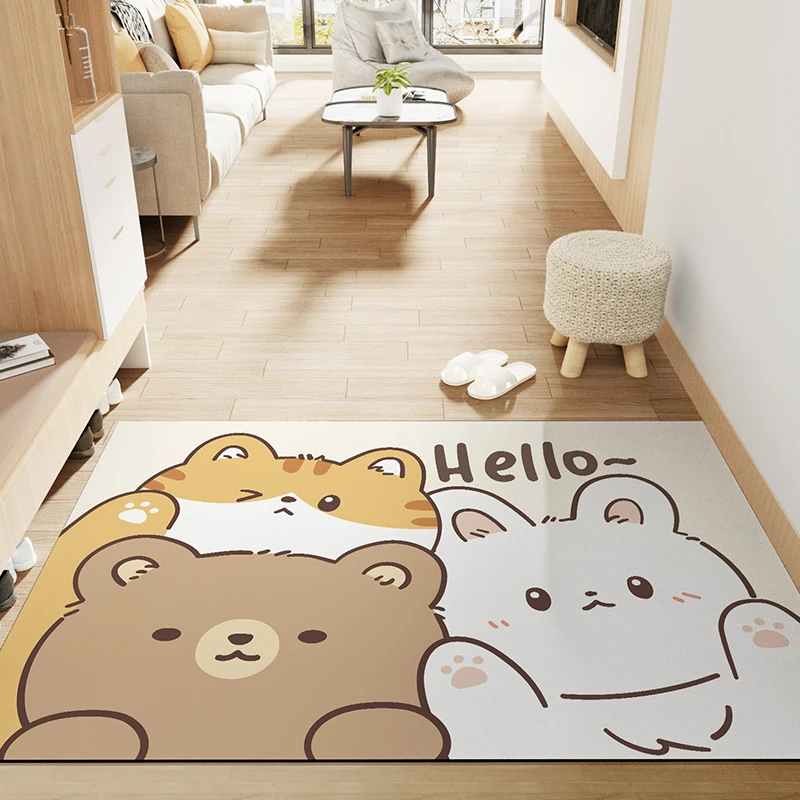 大江可裁剪入户门地垫家用垫子超薄脚垫门垫进门地毯门口地毯宠爱