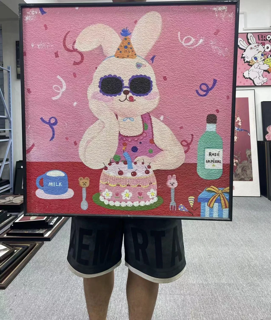 《年轻富婆1》“献给光芒四射的女性”卧室潮流挂画6060