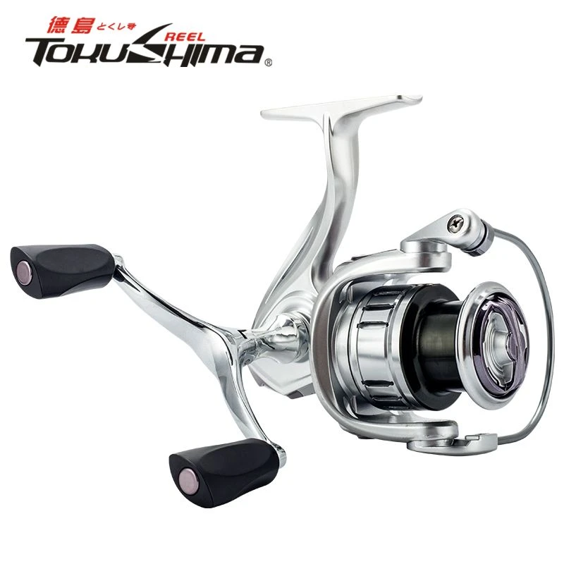 德岛DM路亚纺车轮远投全金属线杯矶钓微物轮斜口浅线杯双摇臂渔轮