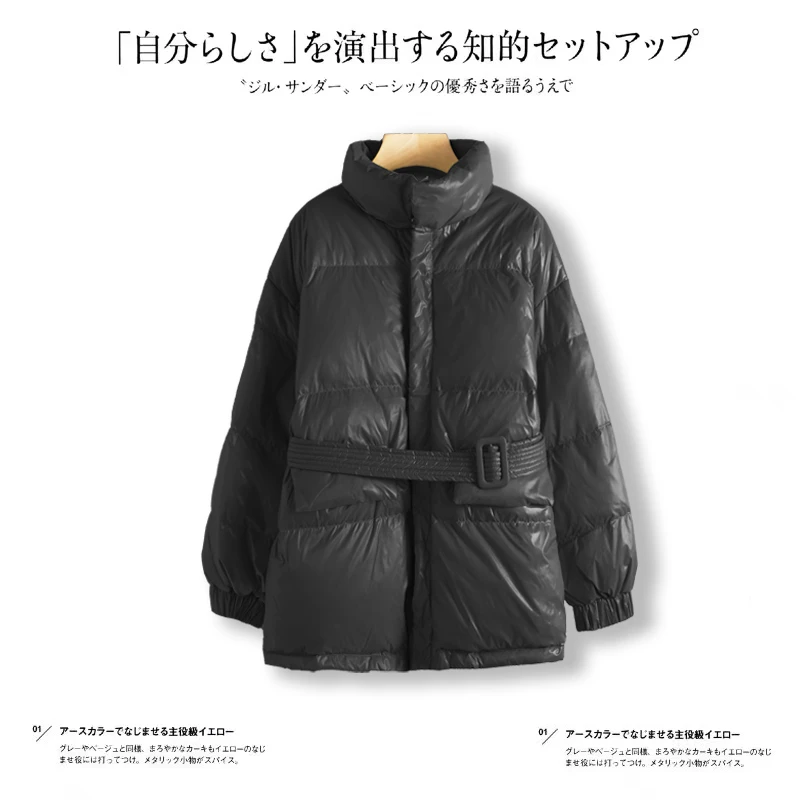 女款时尚加厚白鸭绒羽绒服LH806