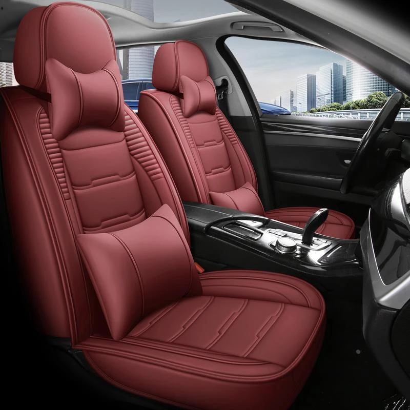 汽车坐垫套四季通用全包座垫卡通专用皮座椅套秋季透气全包围车套
