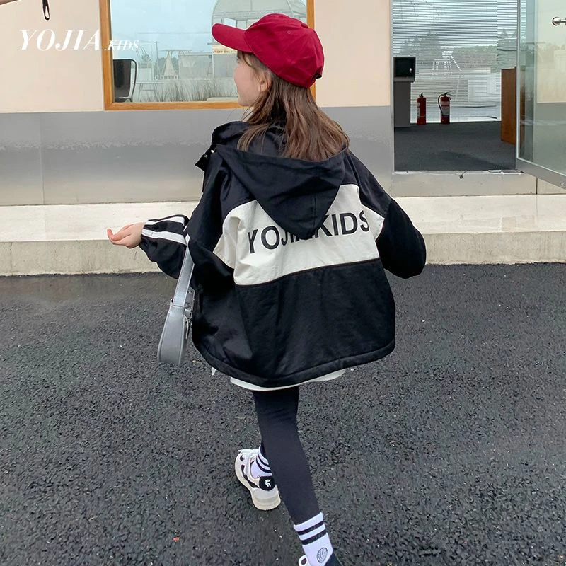 女童春装外套2025新款儿童装春款洋气上衣女孩中大童时髦休闲衣服