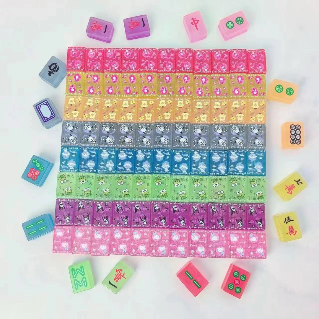 【直播拆】虾虾专属潮玩夜光三丽欧麻将树脂diy配件微摆件 饰品配件