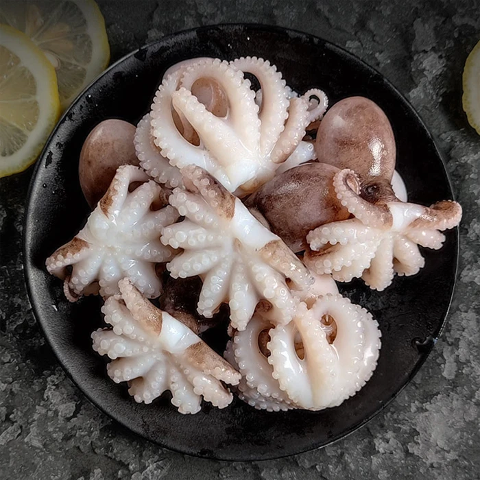 冷链发货深海捕捞八爪鱼章鱼半熟冻迷你八爪 2斤营养海味烹饪食用