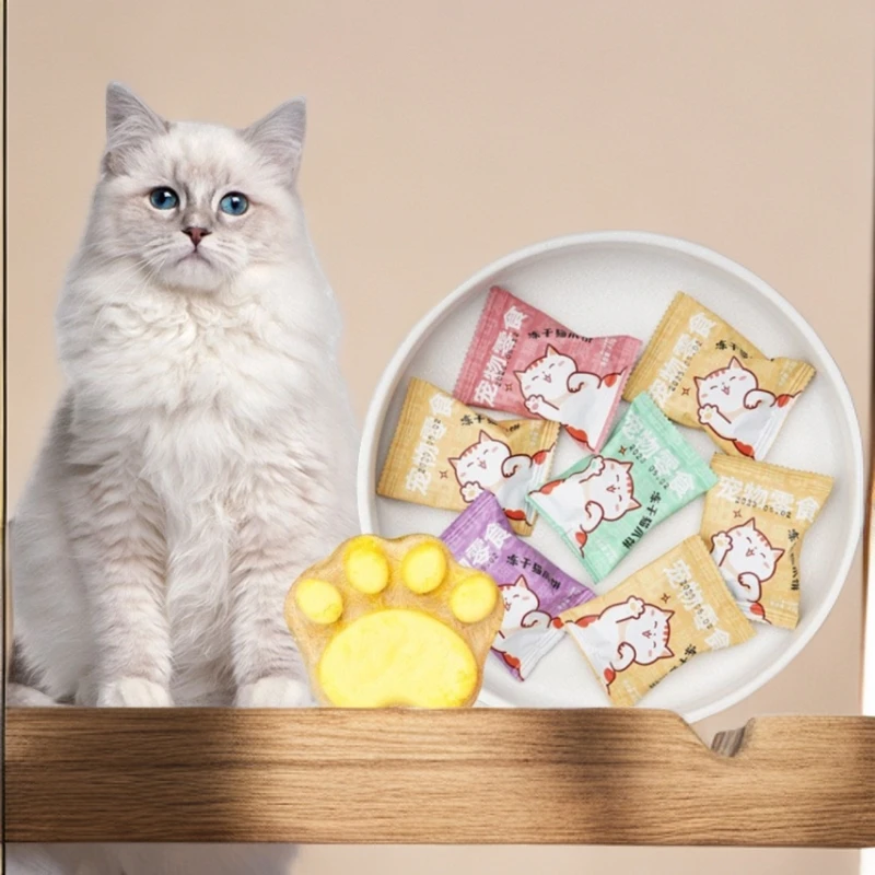 宠物零食冻干生骨肉猫零食冻干猫爪增肥发腮狗狗零食鸡肉鱼肉蛋黄