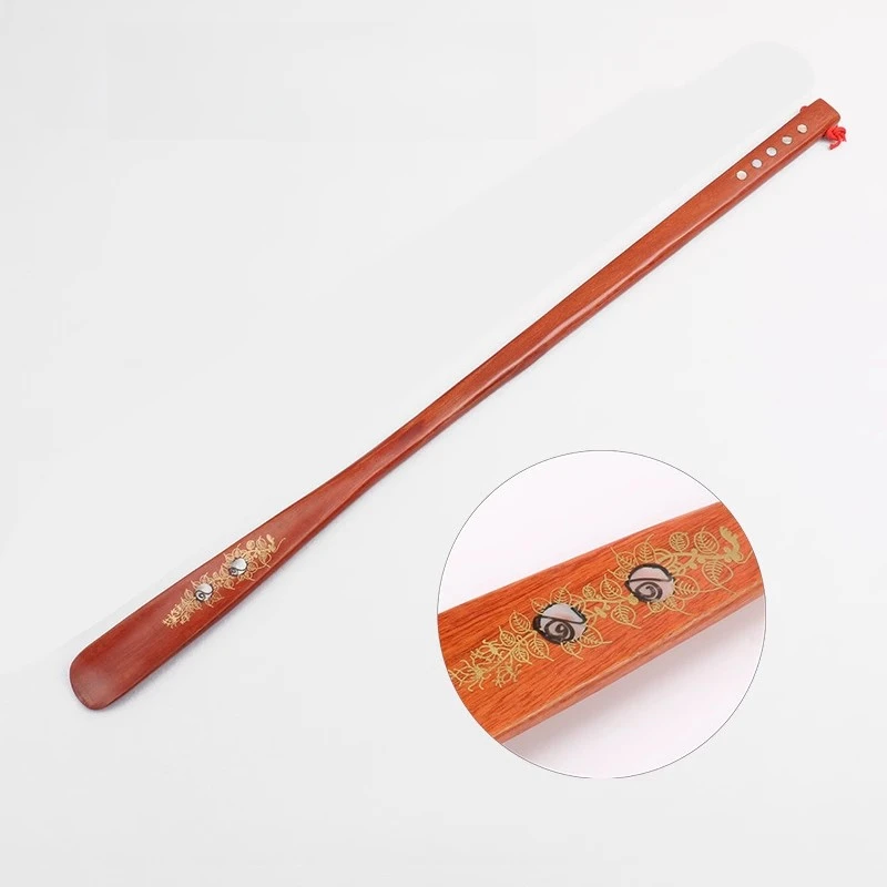 实木鞋拔子不用弯腰家用方便鞋拨子穿鞋登鞋扒子短柄小巧提鞋把子