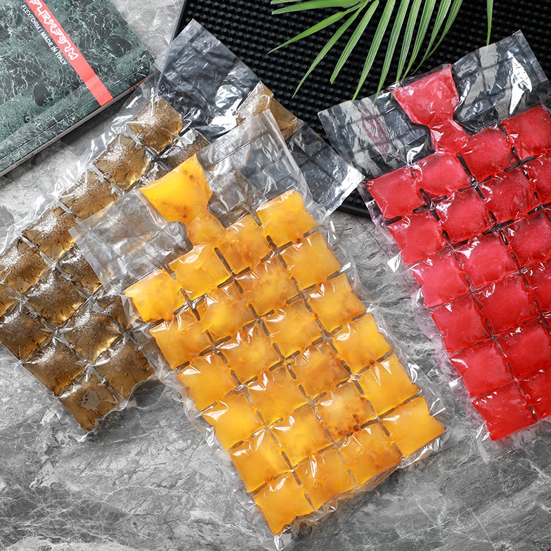 一次性冰袋冰块模具冰格冻冰块袋制冰器冰膜冻百香果自制模具