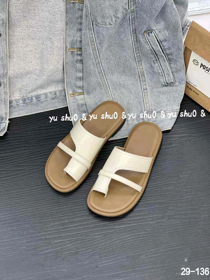 复古套趾拖鞋女夏季外穿2024新款配裙子小众平底软底沙滩凉拖凉鞋